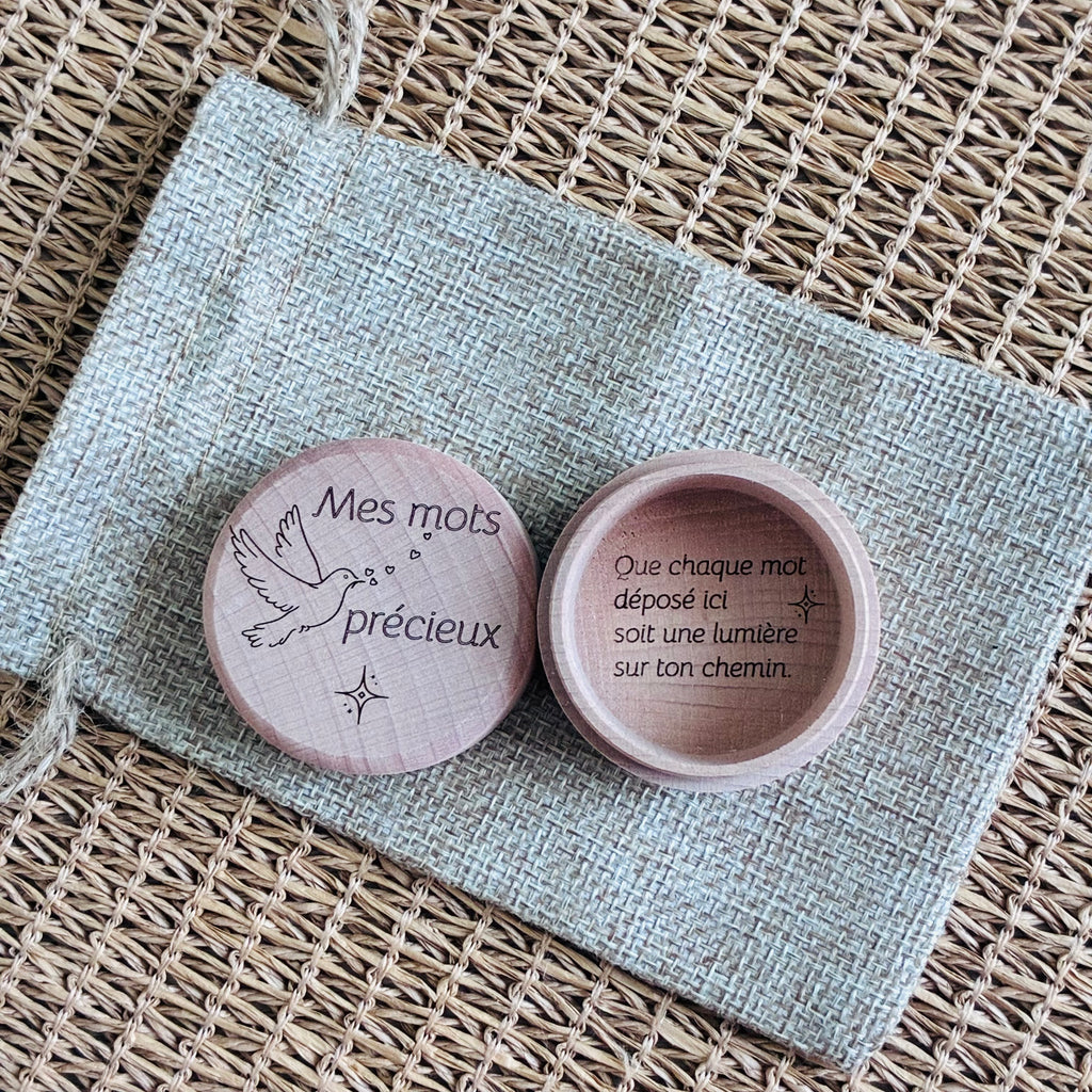 Boîte "Mes mots précieux"