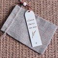 Marque-page personnalisé en bois "Collection Sérénité"