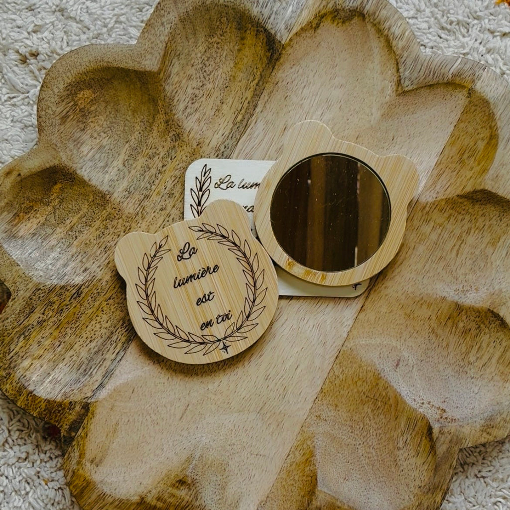Miroir de poche personnalisé